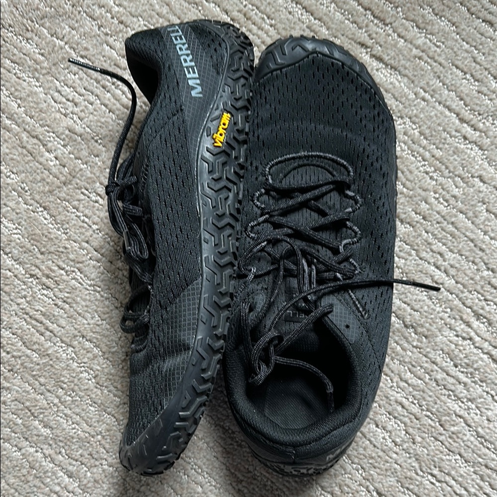 Merrell Men's Black Athletic Shoes— never worn